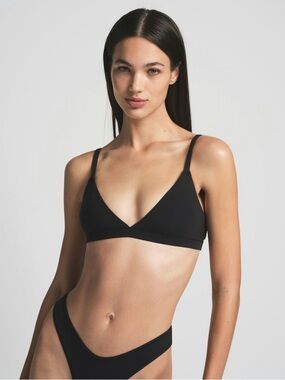 New with tags SKIMS fits everybody triangle bralette black small